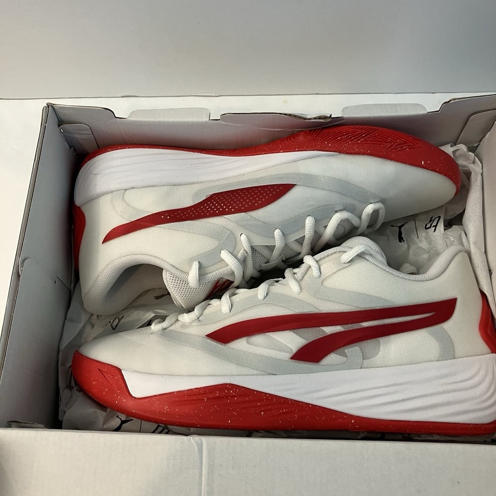 NIB Puma  Stewie 2 Team White‎ Red Women's Size 11